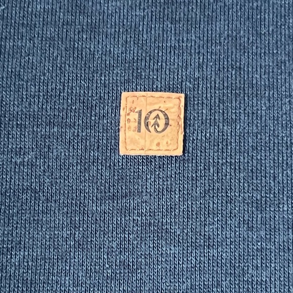 TENTREE Navy Treefleece Super Soft Hoodie, US M/L. - Picture 6 of 11